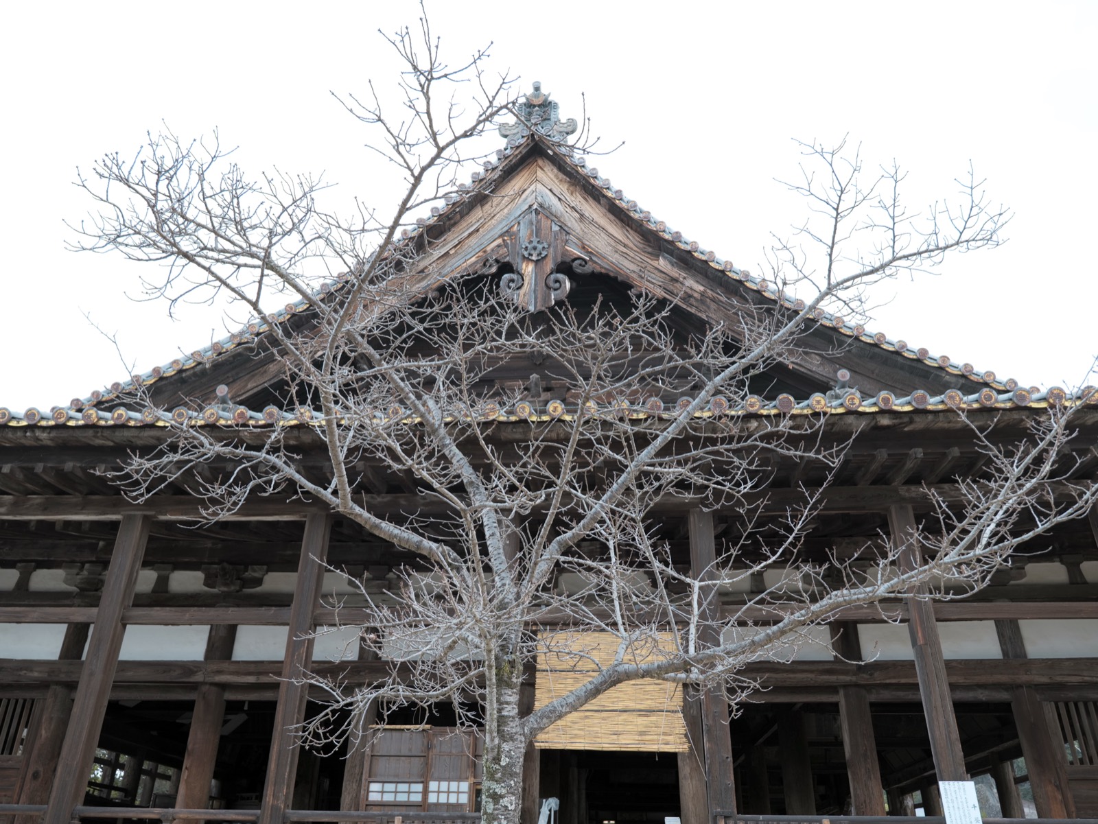 宮島千畳閣 — 豐臣秀吉於 1587 年下令興建的大經堂，與五重塔比鄰