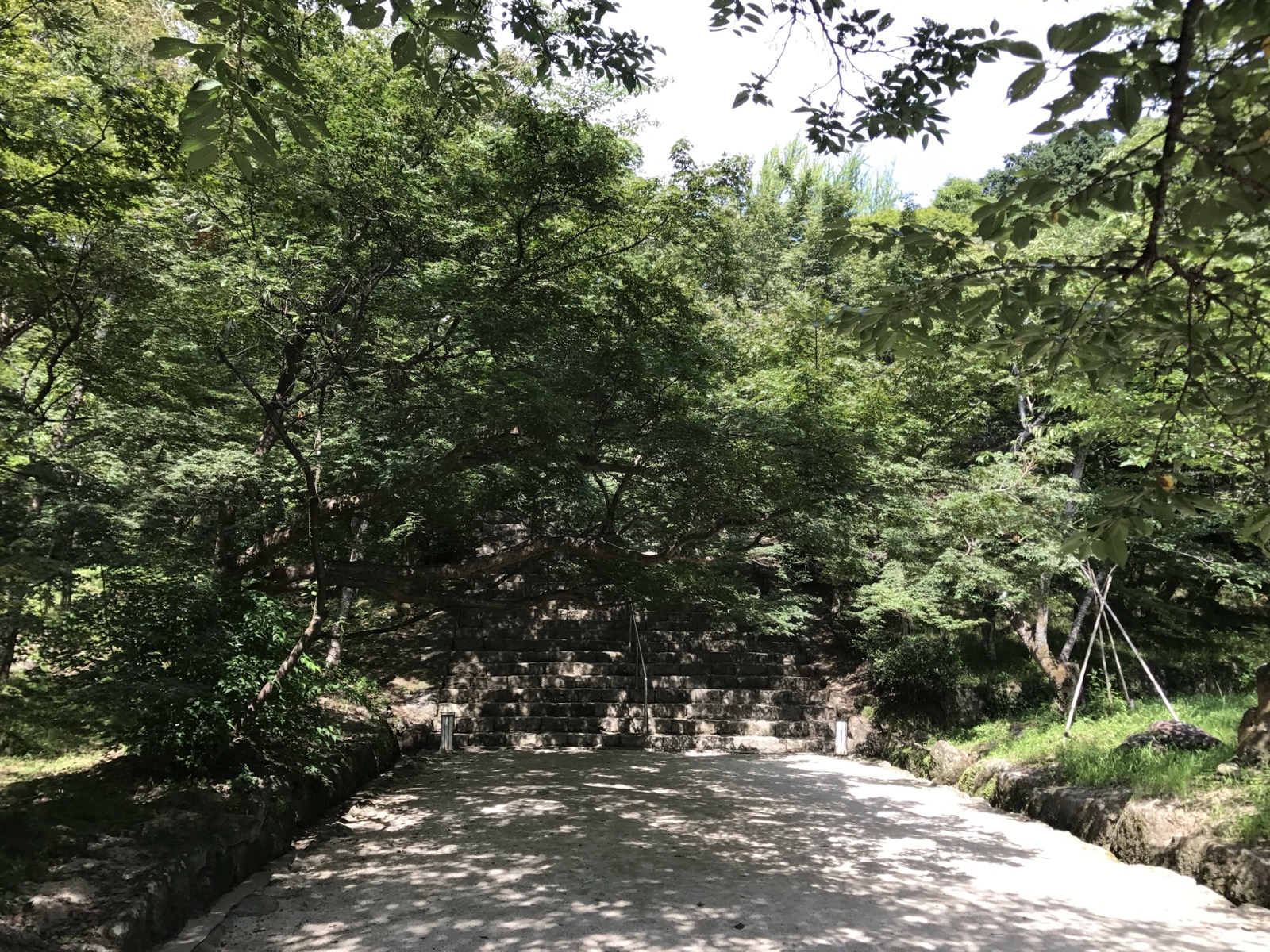 宝満宮竈門神社 參道 — 通往下宮的石階參道