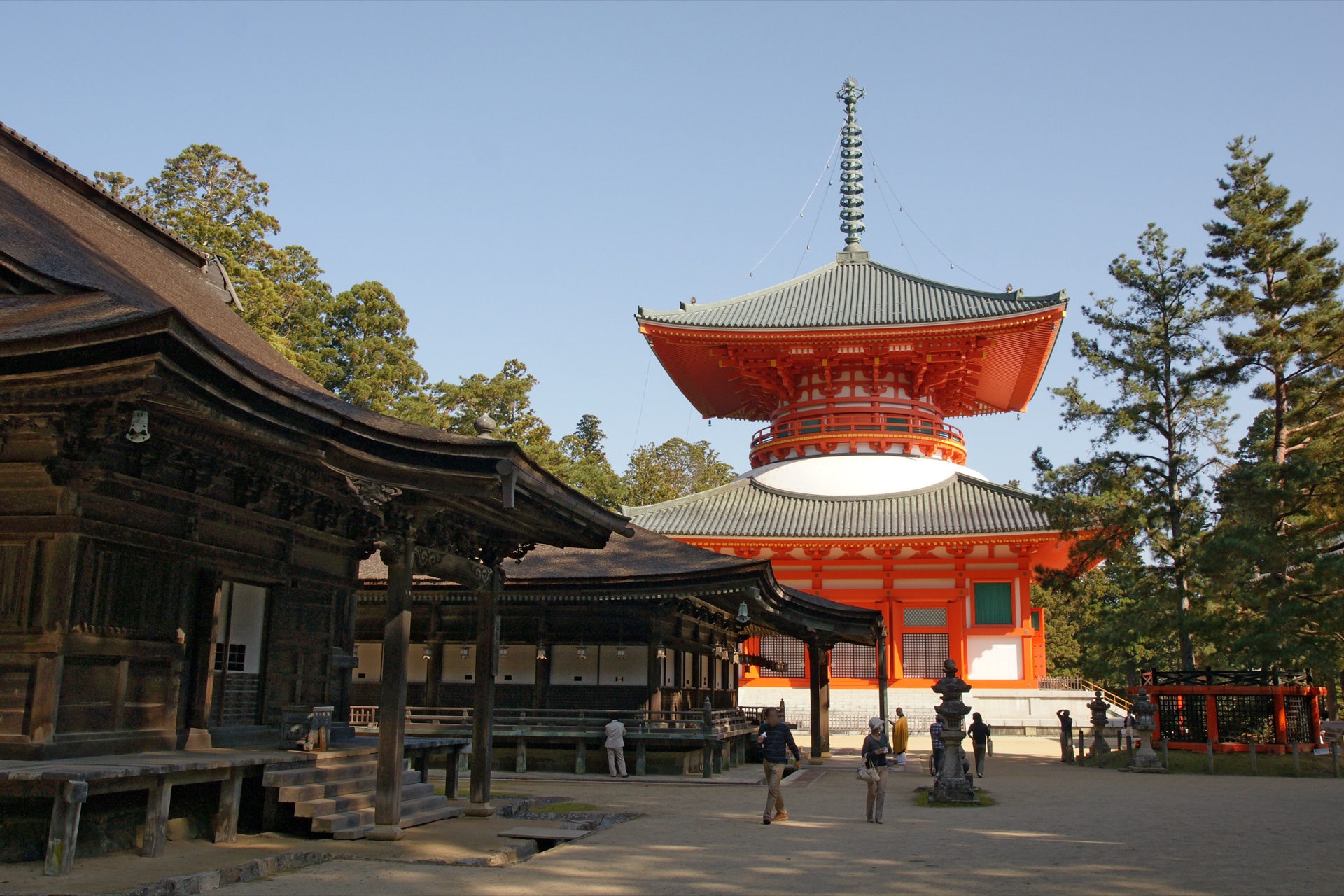 高野山壇上伽藍，弘法大師空海創建的真言密宗聖地，和歌山縣世界遺產